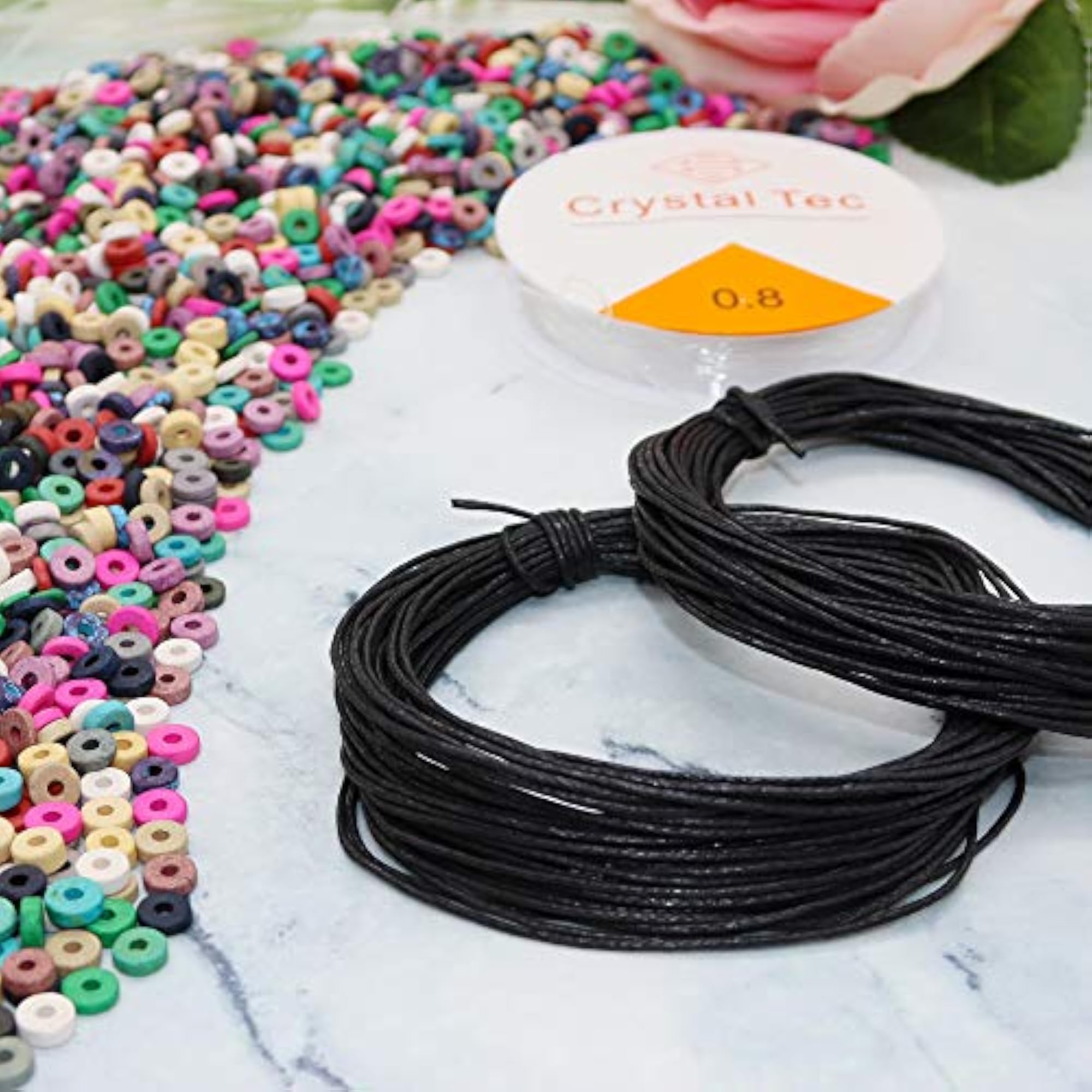 2500 Heishi Clay Beads for Jewellery Making